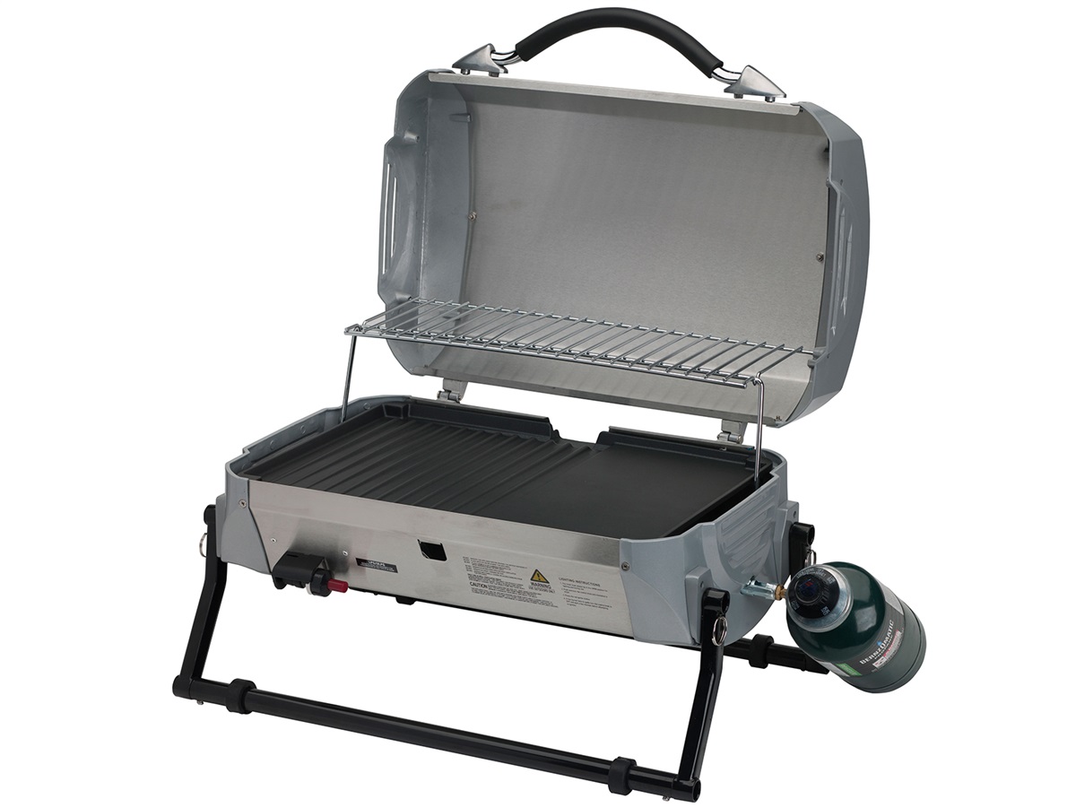 Gasmate Cruiser Stainless Steel Portable BBQ | Kiwi Camping NZ