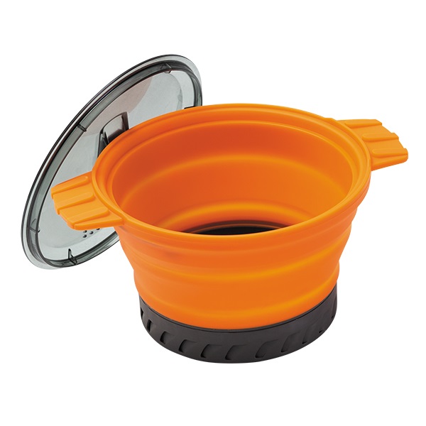 1.2l Collapsible Turbo Pot For Hiking & Camp Cooking 