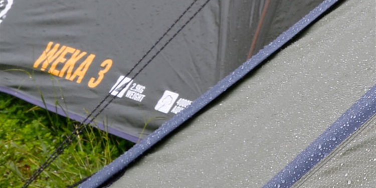 Choosing a tent made for wet weather is essential.