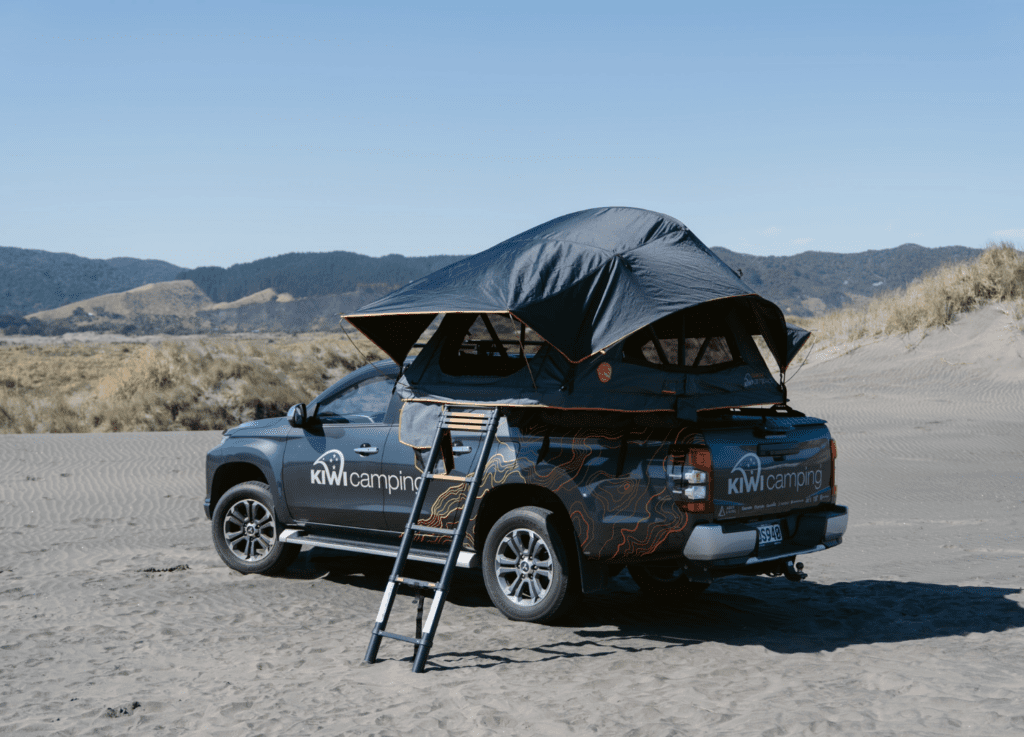 kiwi camping tuatara summit roof top tent full view
