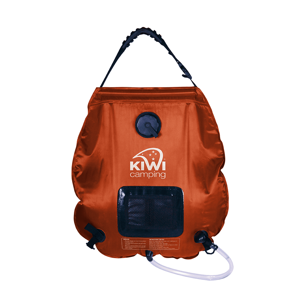 kiwi camping 20 litre deluxe solar shower KC010 104