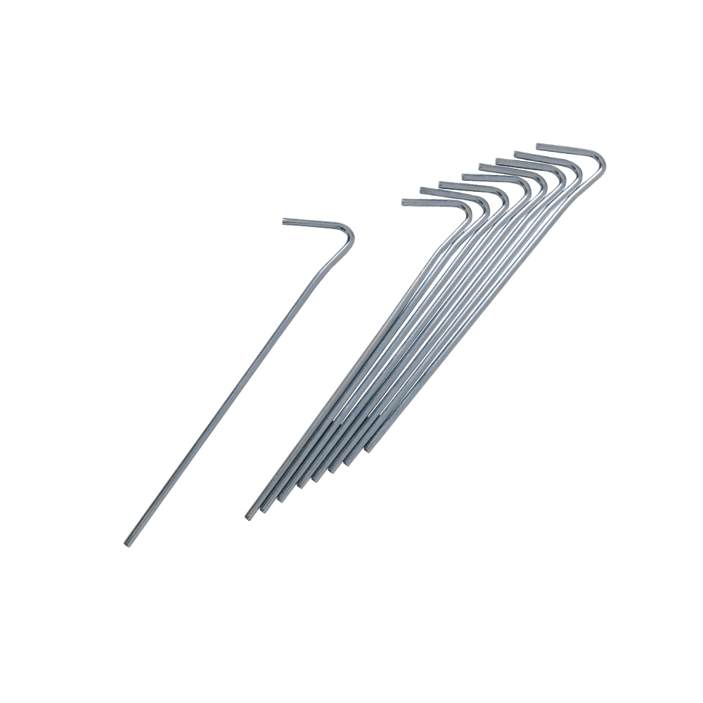 kiwi camping steel tent pegs 200mm 50pk KC078 139