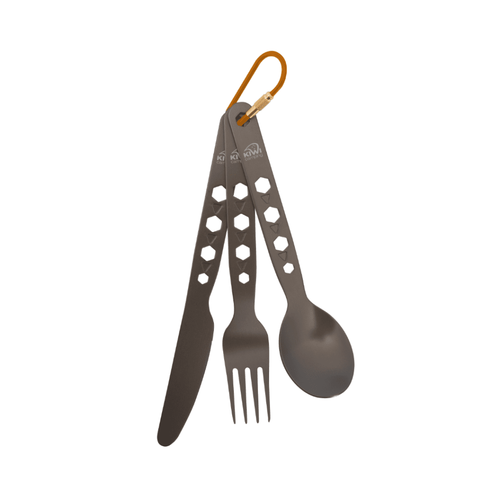 kiwi camping anodised cutlery KC012 167