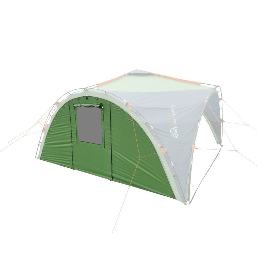 kiwi camping savanna 3.5 deluxe wall with door