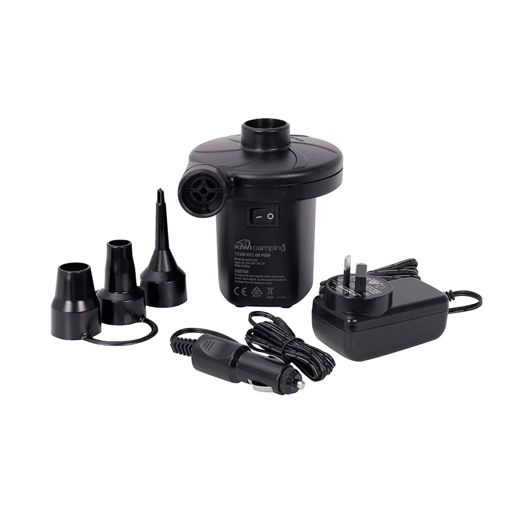 kiwi camping 12V 240V air pump KC026 048
