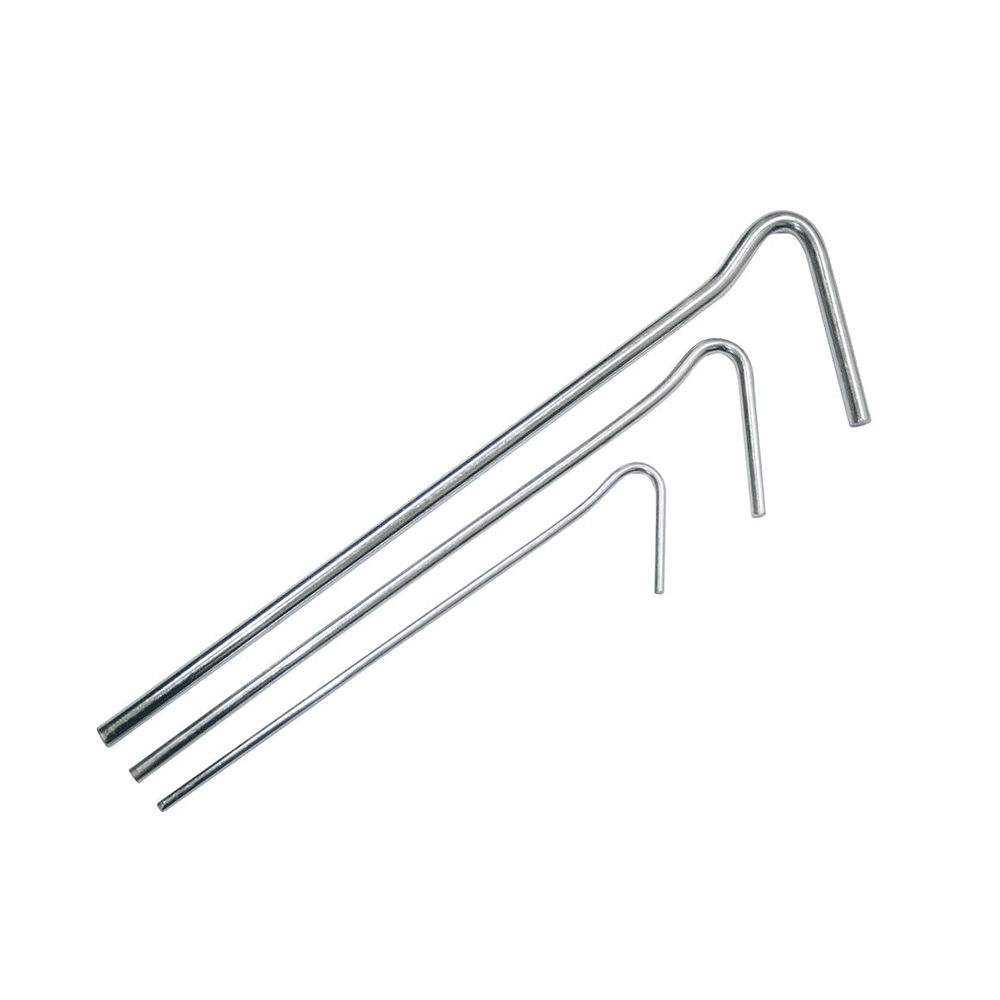 kiwi camping steel tent pegs 300mm 50 pk KC078 143