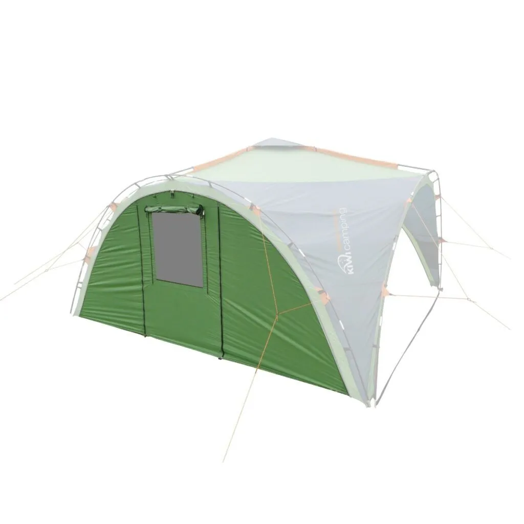 kiwi camping savanna 3.5 deluxe wall with door