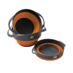 Kiwi Camping Collapsible 3PC Bowl & Colander Set