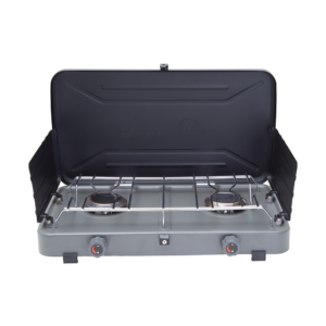 kiwi camping compact lpg two burner stove KC002 001