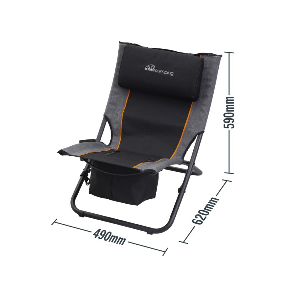 kiwi camping event chair with dimensions