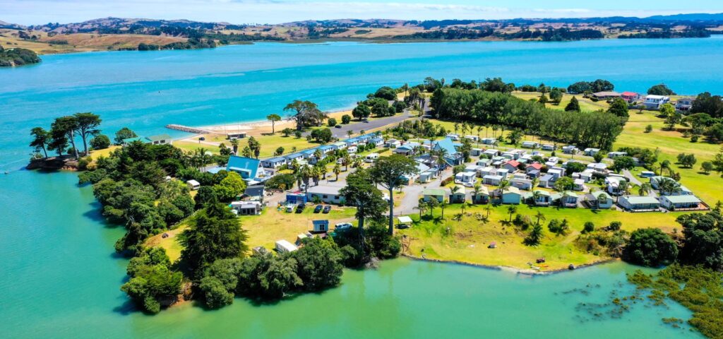 kiwi camping clarks beach campsite auckland dog friendly