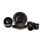 Kiwi Camping 12-Piece Enamel Dining Set