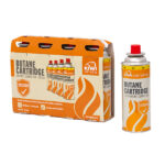 Kiwi Camping 220G RVR Butane Canisters 4PK