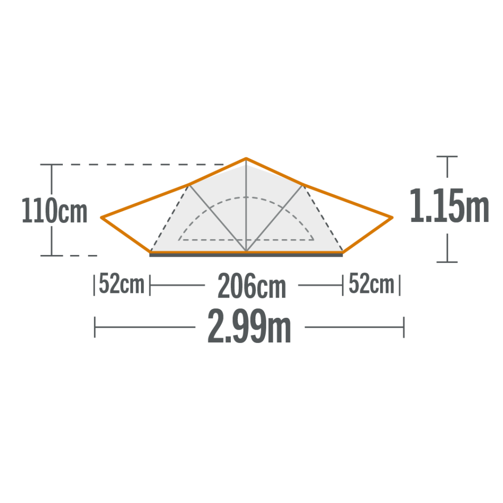 kiwi camping tuatara summit roof tent open diagram