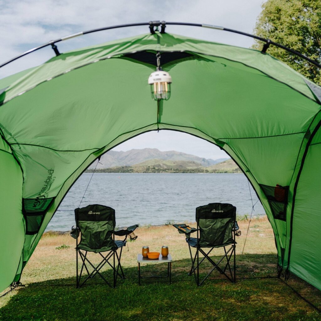 kiwi camping kingfisher shelter insitu (10)