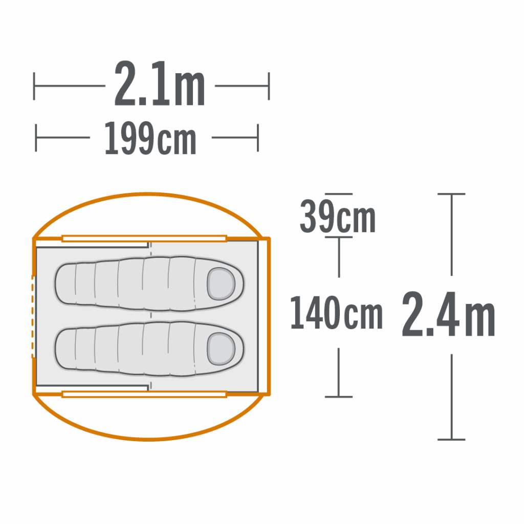 kiwi camping tuatara Pinnacle roof tent internal dimensions