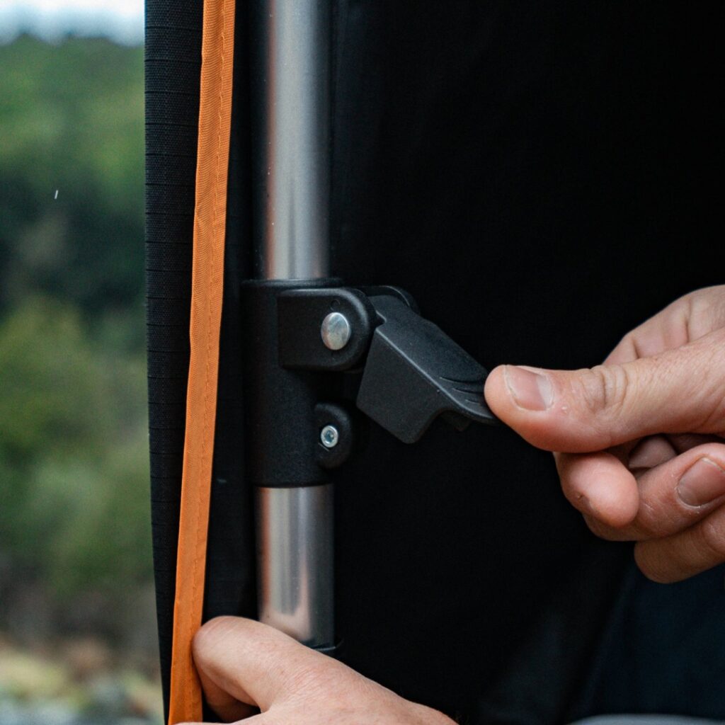 kiwi camping tuatara pinnacle porch