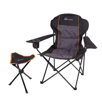 KC024 627 Kiwi Camping Combi Chair and Stool Set SML